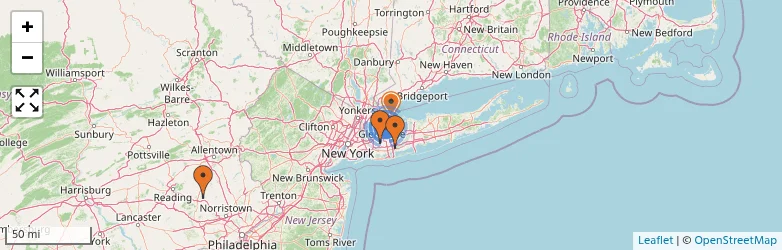 Related schools map