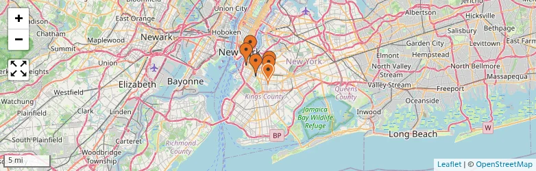 Related schools map