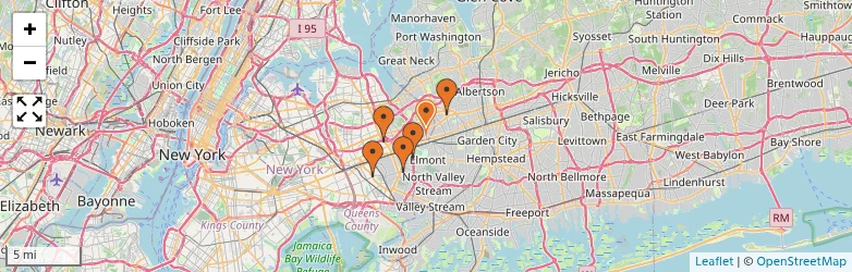 Related schools map