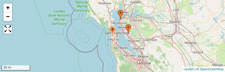 Related schools map