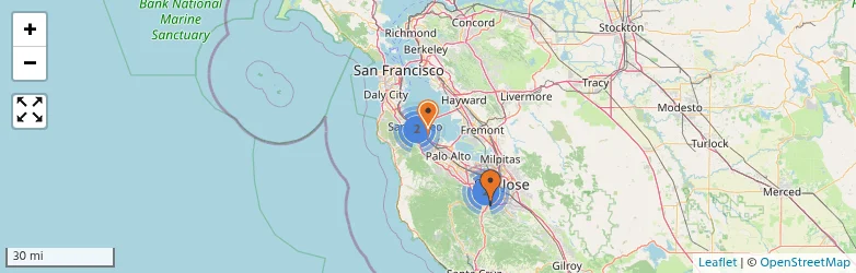 Related schools map