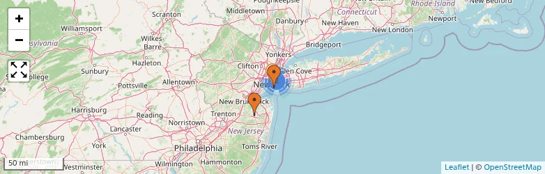 Related schools map
