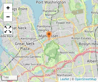 Map of Saint Mary's High School, Manhasset