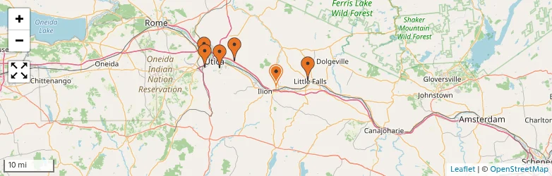 Related schools map
