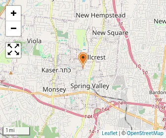 Map of Talmud Torah Khal Adas Yereim