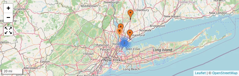 Related schools map