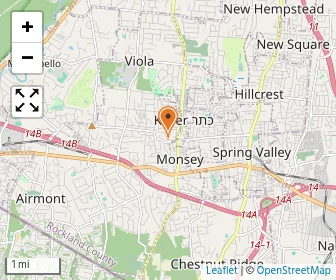 Map of Yeshiva Beth David