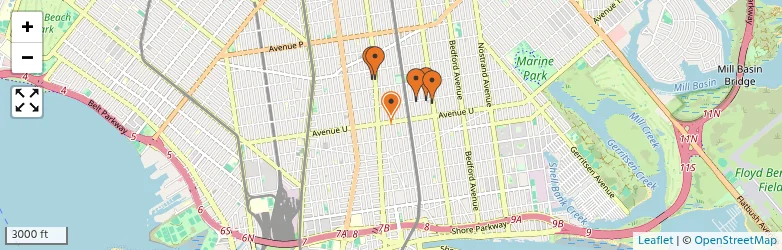 Related schools map