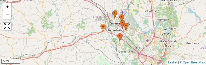 Related schools map