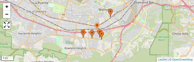 Related schools map