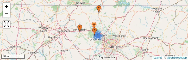 Related schools map