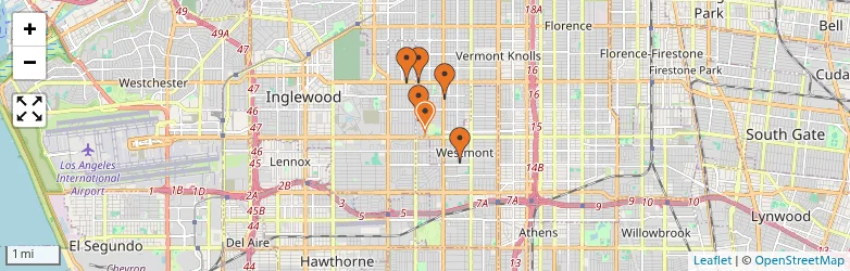 Related schools map