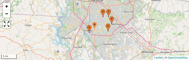 Related schools map