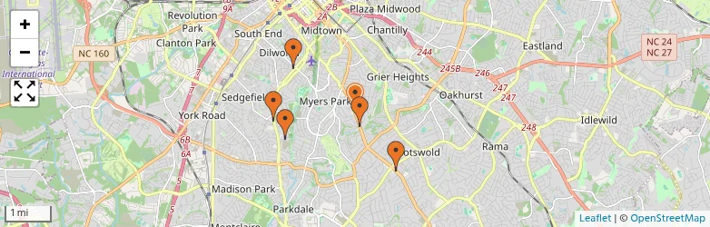 Related schools map