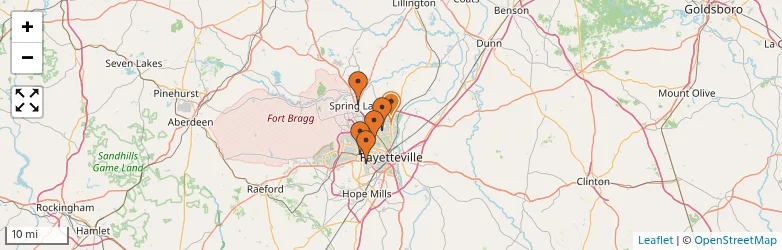 Related schools map