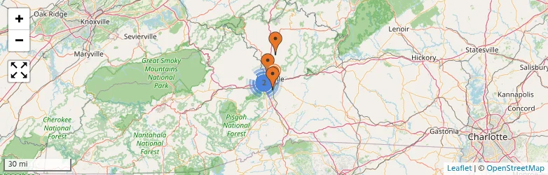 Related schools map