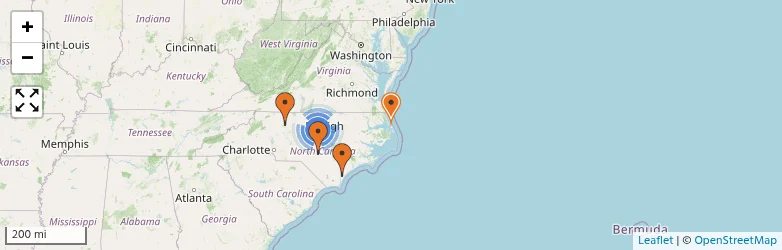 Related schools map