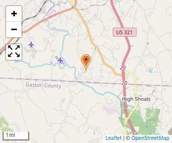 Map of Long Shoals Wesleyan Academy