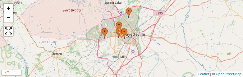 Related schools map