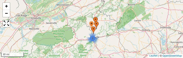 Related schools map