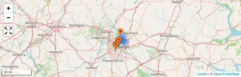 Related schools map