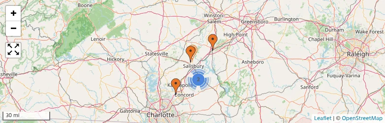 Related schools map
