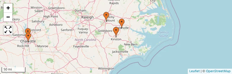 Related schools map