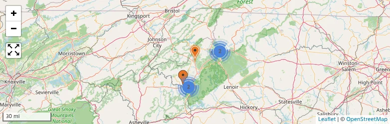 Related schools map