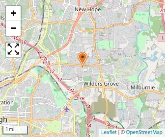 Map of Raleigh Christian Academy