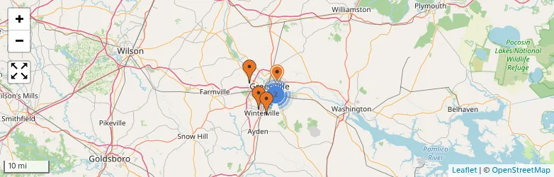 Related schools map