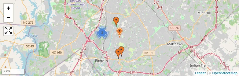 Related schools map