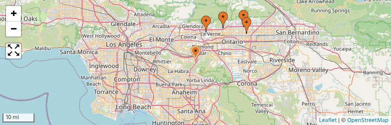 Related schools map