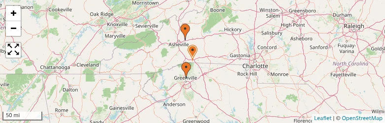 Related schools map