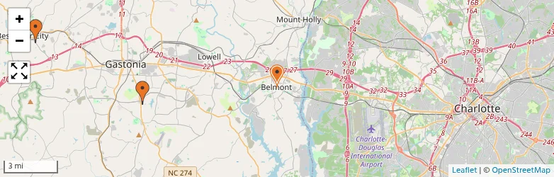 Related schools map