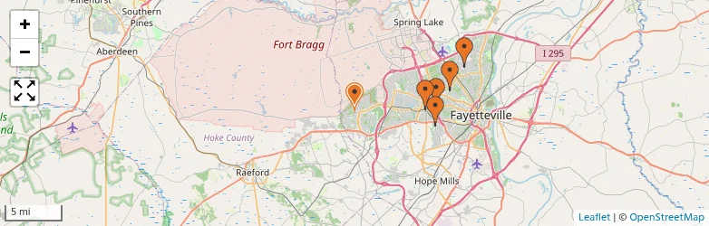 Related schools map