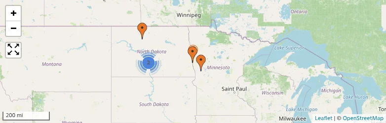 Related schools map
