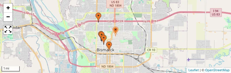 Related schools map