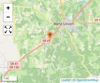 Map of Adams County Christian School