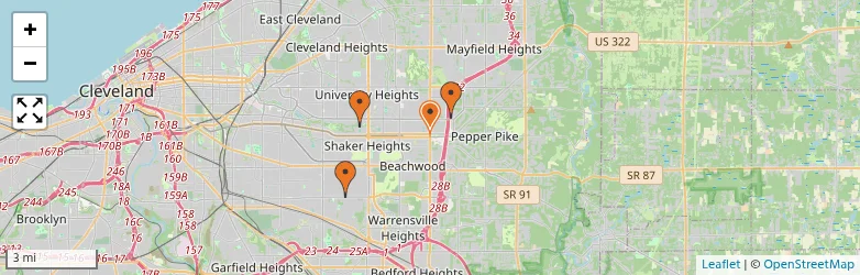 Related schools map