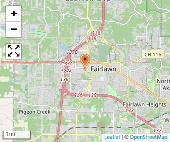 Map of Akron Montessori School