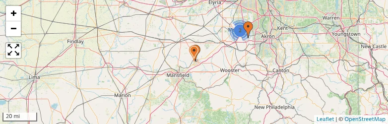Related schools map