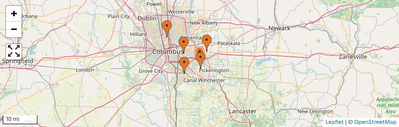 Related schools map