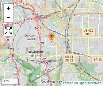 Map of Cleveland Central Catholic High School