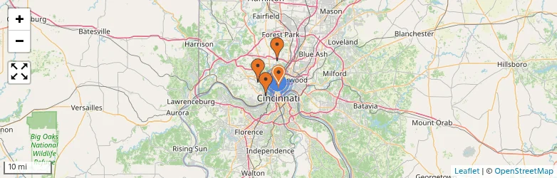 Related schools map