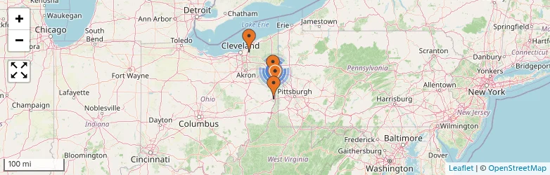 Related schools map