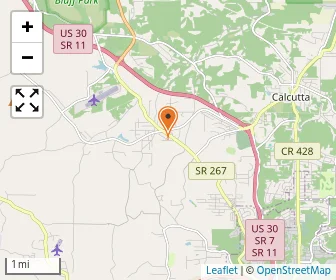 Map of East Liverpool Christian School