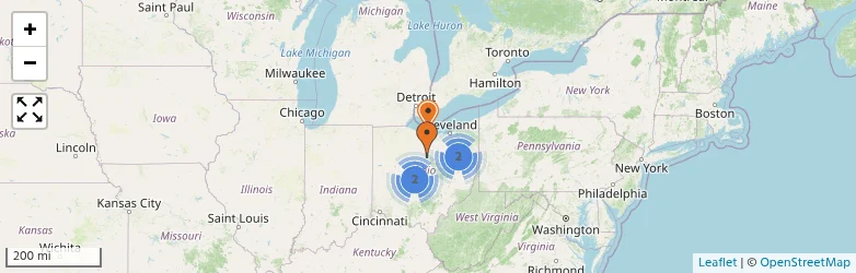 Related schools map