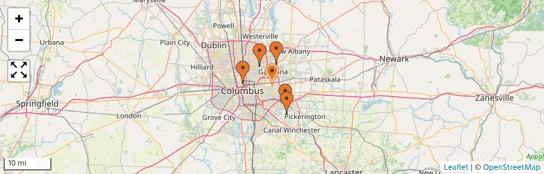 Related schools map