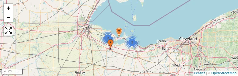 Related schools map