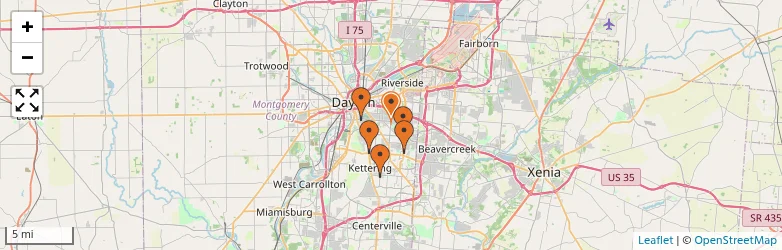 Related schools map